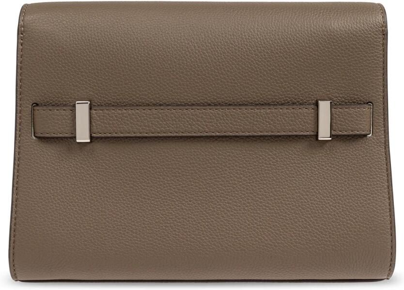 TORY BURCH Shoppers Lee Radziwill Color-Block Pebbled Shoulder Bag in taupe - Foto 9