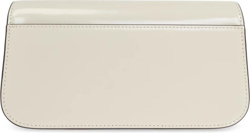 TORY BURCH Shoppers Robinson Shoulder Bag Leather White in beige - Foto 6