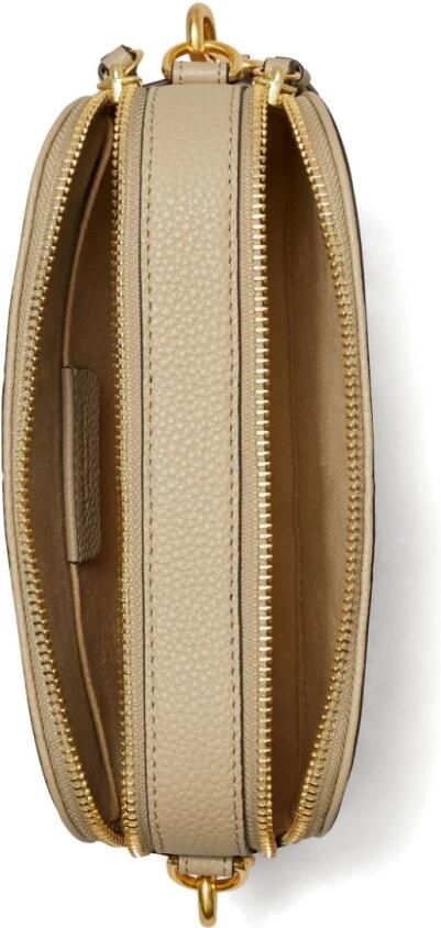 TORY BURCH Beige Leren Schoudertas met Double T Motief Beige Dames - Foto 14
