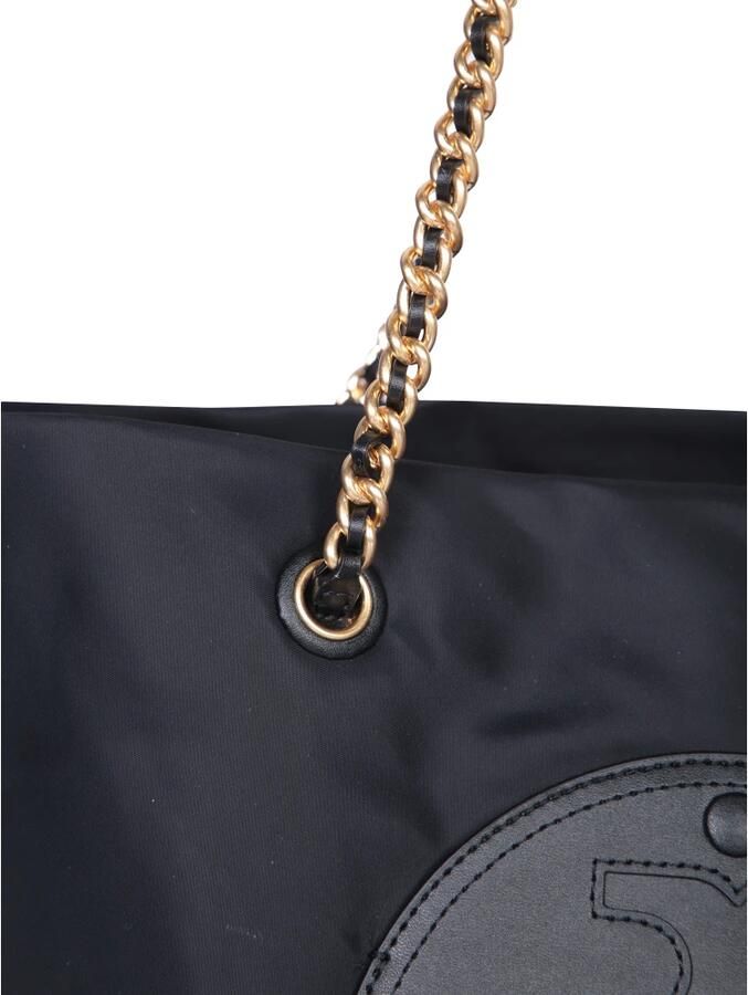 TORY BURCH Ella Chain Tote Stijlvolle en Functionele Schoudertas Black Dames - Foto 4