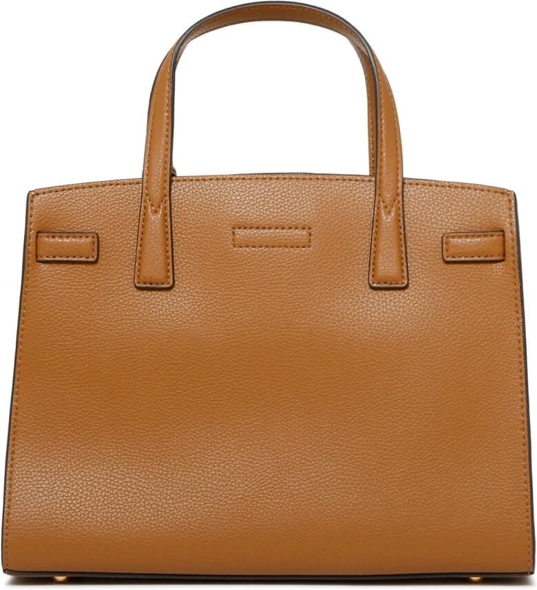 TORY BURCH Gepolijste Leren Schoudertas met Klep Brown Dames - Foto 6