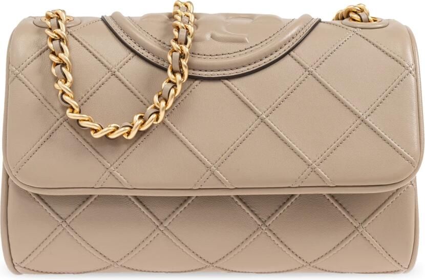 TORY BURCH Crossbody bags Fleming Soft Small Convertible Shoulder Bag in beige