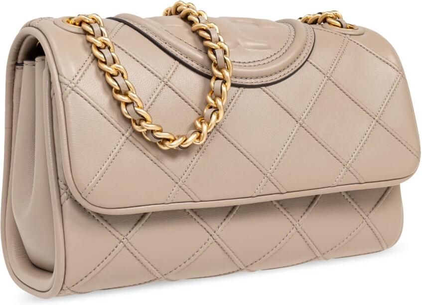 TORY BURCH Crossbody bags Fleming Soft Small Convertible Shoulder Bag in beige - Foto 5