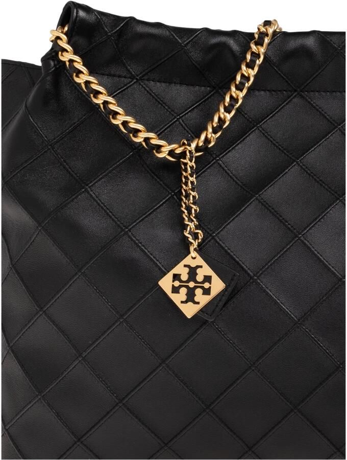 TORY BURCH Hobo bags Fleming Soft Drawstring Hobo in zwart - Foto 8