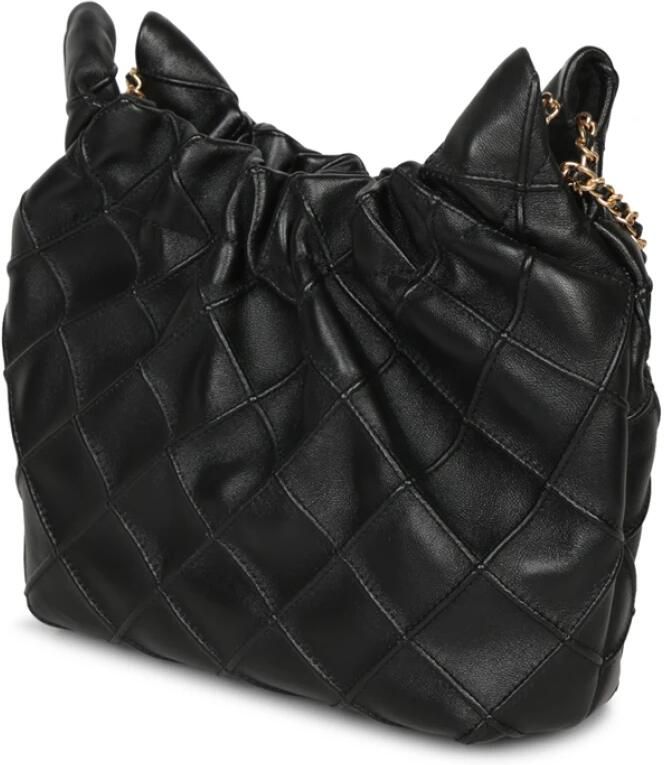 TORY BURCH Schoudertas van generfd leer met dubbel T-motief Black Dames - Foto 9