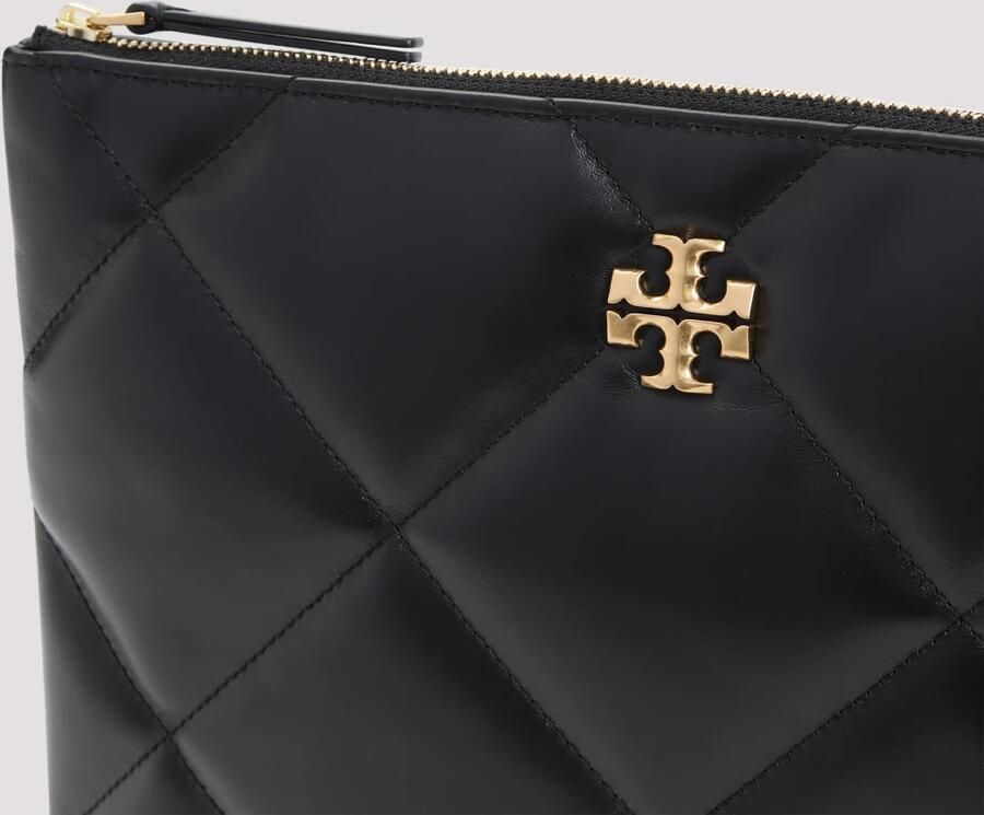 TORY BURCH Zwarte Nappa Chevron Gewatteerde Crossbody Tas Black Dames - Foto 3