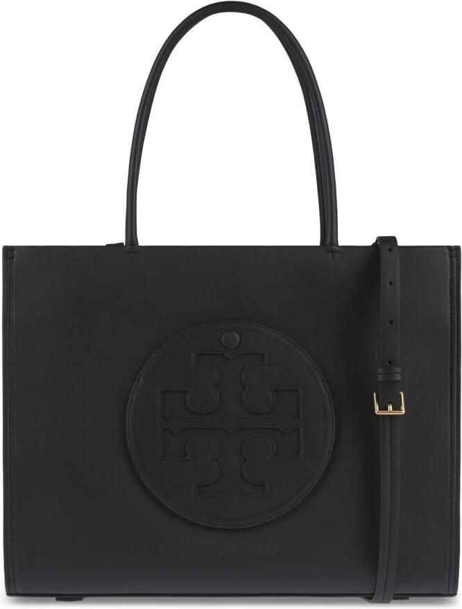 TORY BURCH Kleine Ella Eco Tote Hobo Tas Zwart Vegan Leer Black Dames - Foto 3