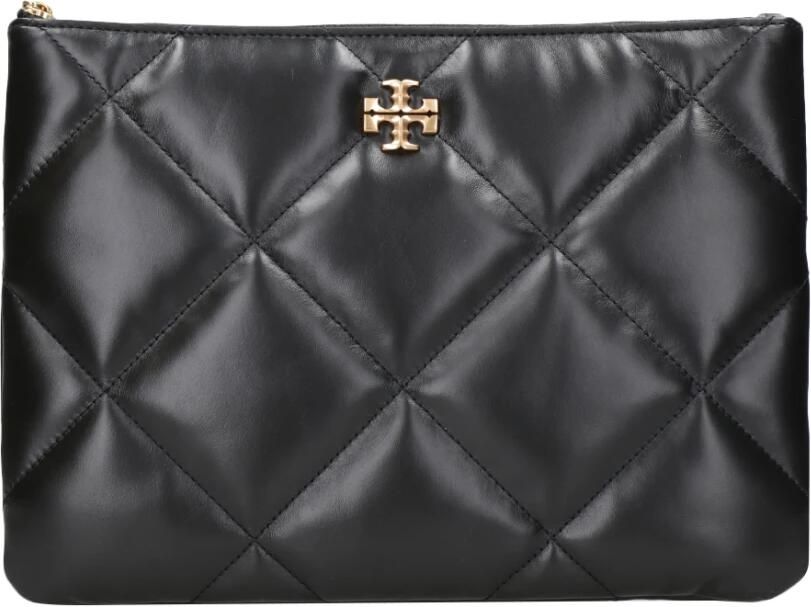 TORY BURCH Zwarte Nappa Chevron Gewatteerde Crossbody Tas Black Dames - Foto 9