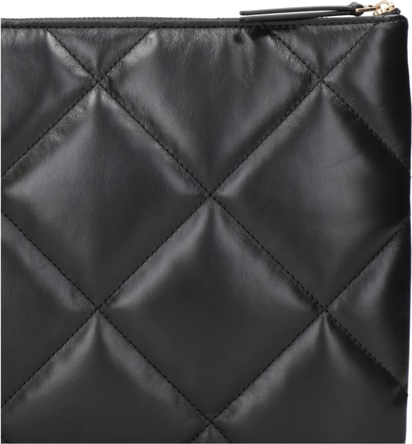 TORY BURCH Zwarte Nappa Chevron Gewatteerde Crossbody Tas Black Dames - Foto 2