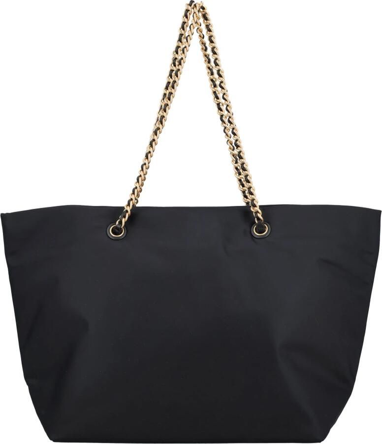 TORY BURCH Ella Chain Tote Stijlvolle en Functionele Schoudertas Black Dames