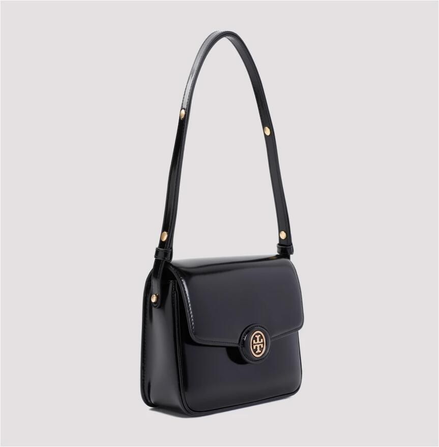 TORY BURCH Hobo bags Robinson Spazzolato Convertible Shoulder Bag in zwart - Foto 4