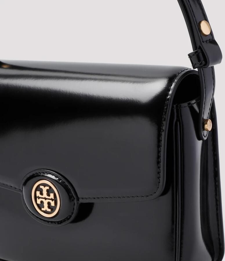 TORY BURCH Hobo bags Robinson Spazzolato Convertible Shoulder Bag in zwart - Foto 6