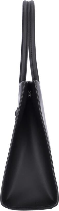 TORY BURCH Kleine Ella Eco Tote Hobo Tas Zwart Vegan Leer Black Dames - Foto 8