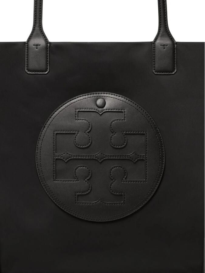 TORY BURCH Ella Tote Tas van Gerecyclede Materialen Black Dames