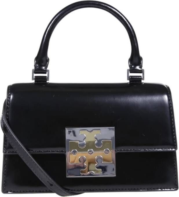 TORY BURCH Crossbody bags Trend Spazzolato Mini Top-Handle Bag in zwart
