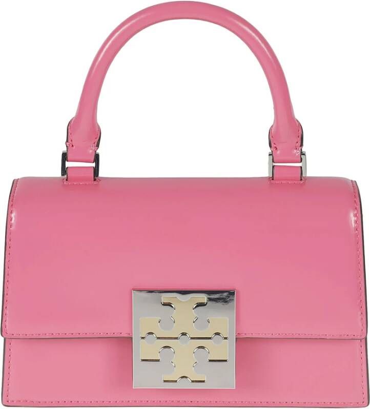 TORY BURCH Trend Spazzolato Mini TopHandle Tas Pink Dames