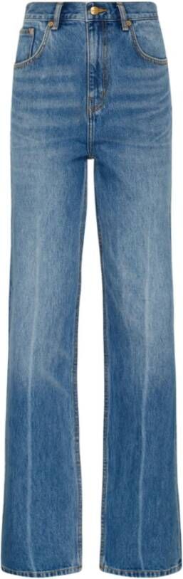 TORY BURCH Wide Jeans Blauw Dames