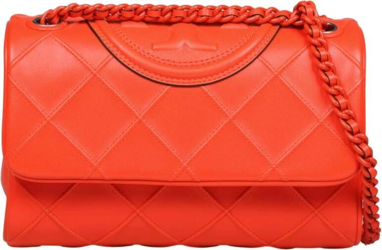 TORY BURCH Zachte Kleine Leren Tas Rood Dames