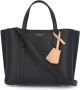 TORY BURCH Zwarte Pebbled Leren Handtas Zwart Dames - Thumbnail 1