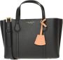 TORY BURCH Zwarte Perry Small Triple-Compartment Tote Black Dames - Thumbnail 1
