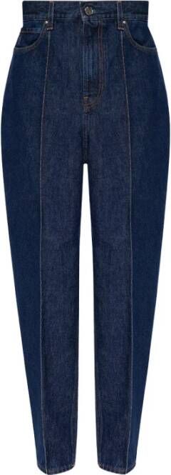 TotêMe High-rise jeans Blauw Dames