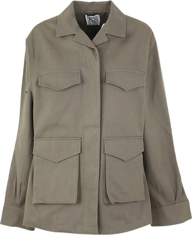 TotêMe Light Jackets Groen Dames