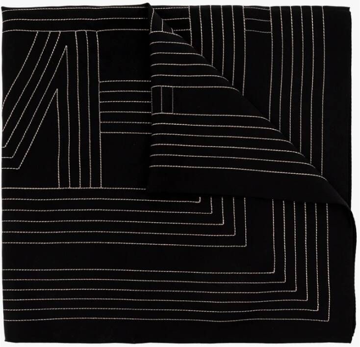 TotêMe Monogram sjaal Zwart Dames