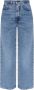 TotêMe Biologisch Katoen Cropped Flare Jeans Blue Dames - Thumbnail 1