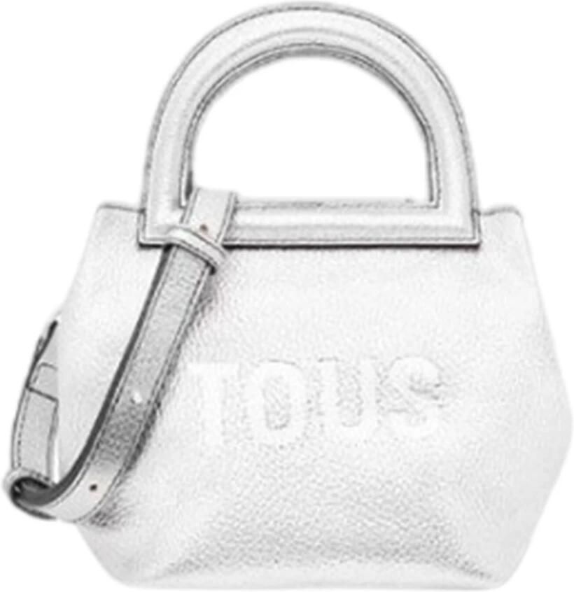 Tous Zilveren Leren Schoudertas Gray Dames - Foto 3