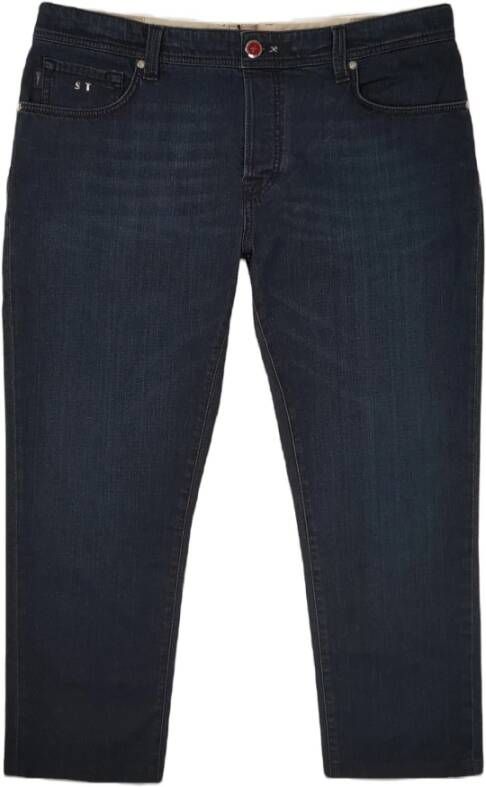 Tramarossa Denim Shorts Blauw Heren