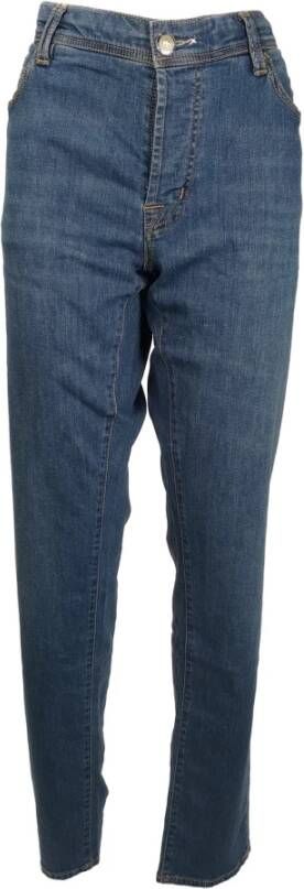 Tramarossa Klassieke 5-Pocket Jeans met knoopsluiting Blue Heren
