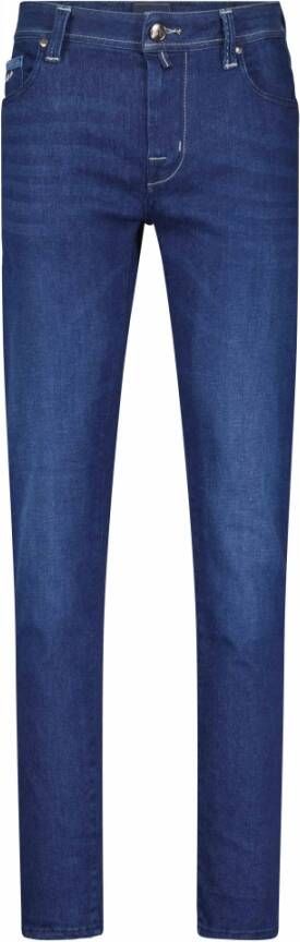 Tramarossa Leonardo Zip Slim-Fit Jeans Blauw Heren