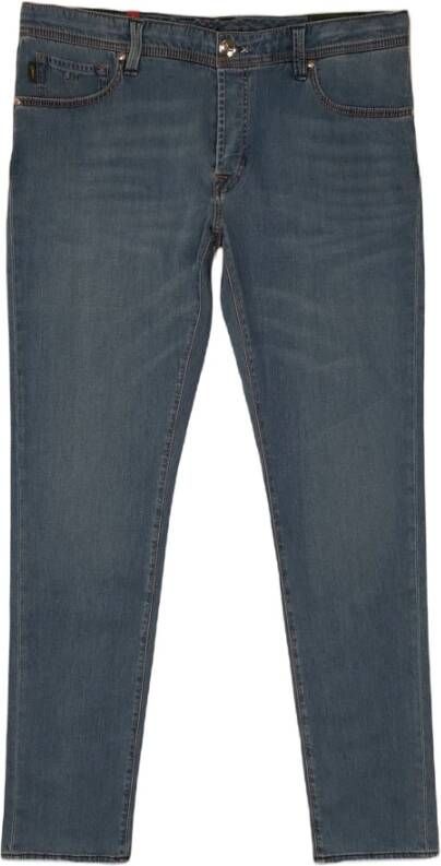 Tramarossa Straight Jeans Blauw Heren