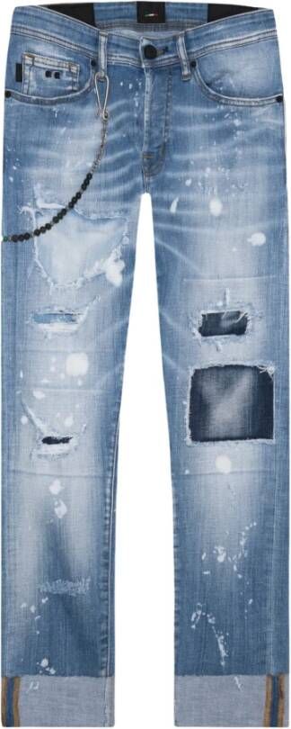 Tramarossa Straight Jeans Blauw Heren