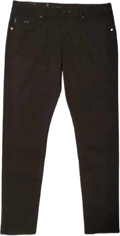 Tramarossa Super Stretch Jeans met Classic Edition Letters Black Heren