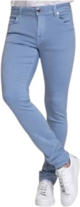 Tramarossa Super Slim Plain Jeans Blauw Heren