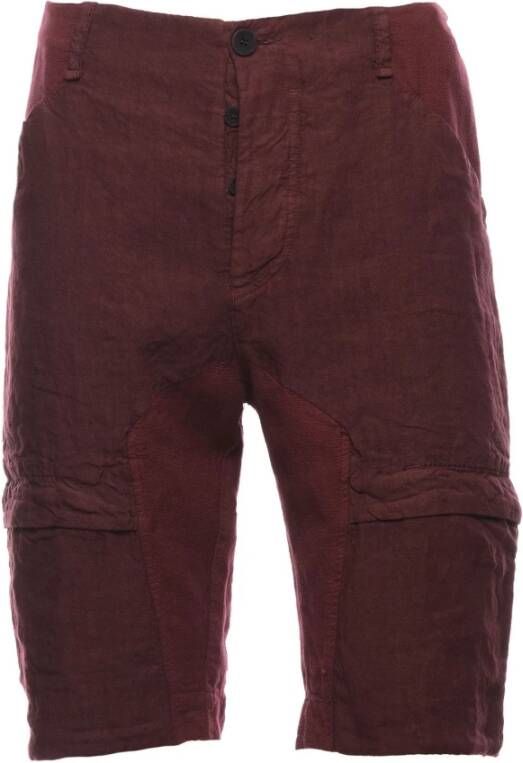 Transit Casual Shorts Rood Heren