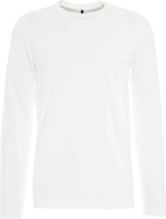Transit Heren Witte T-shirt met Naad Details White Heren