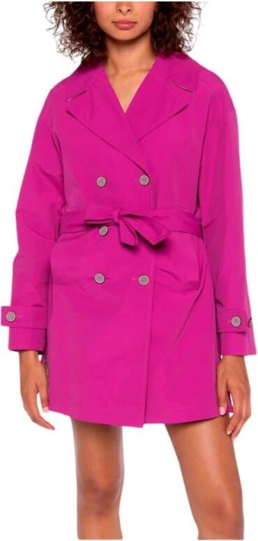 Trench & Coat Trench Coat Paars Dames