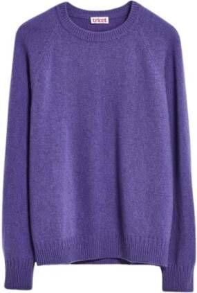 Tricot Knitwear Purple Dames