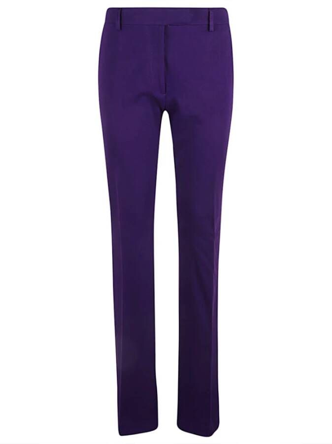 True Royal Slim-fit Trousers Purple Dames