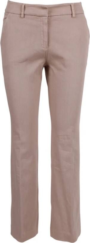 True Royal Straight Trousers Beige Dames