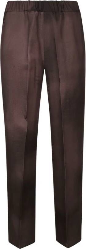 True Royal Straight Trousers Bruin Dames