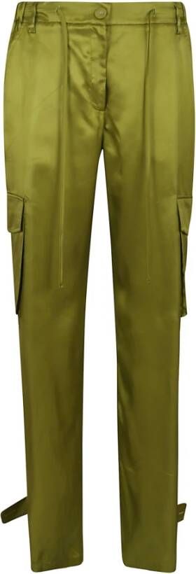 True Royal Straight Trousers Groen Dames