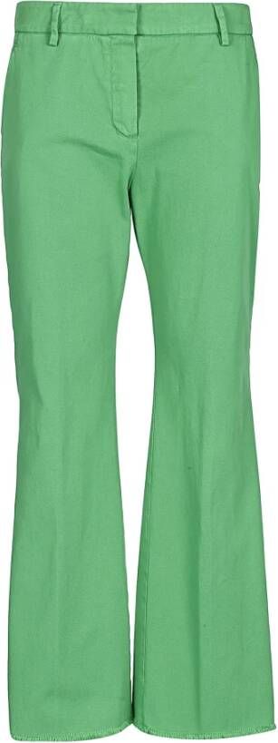 True Royal Wide Trousers Groen Dames