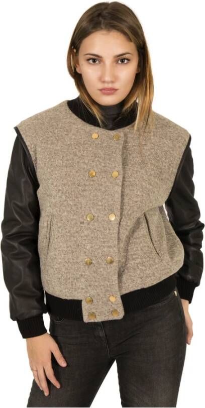 Trussardi Bomberjacks Beige Dames