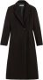 Trussardi Double-Breasted Coat Zwart Dames - Thumbnail 1