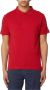 Trussardi Grijzehond Geborduurd Polo T-Shirt Rood Heren - Thumbnail 1