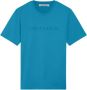 Trussardi Lettering Print Katoenen T-Shirt Blauw Heren - Thumbnail 1