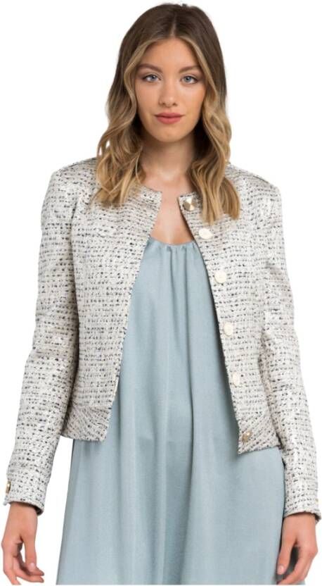Trussardi Light Jackets Grijs Dames